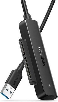 UGREEN USB 3.0 SATA Adapter für 2.5 Zoll SSD und HDD Festplatten SATA auf USB