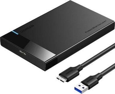 UGREEN Festplattengehäuse 2,5 Zoll USB 3.0 SATA Gehäuse für 2.5 Zoll SSD und HDD