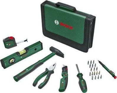 Bosch Universal-Handwerkzeug-Set, 25-teilig (Klappmesser, Kombizange etc.)