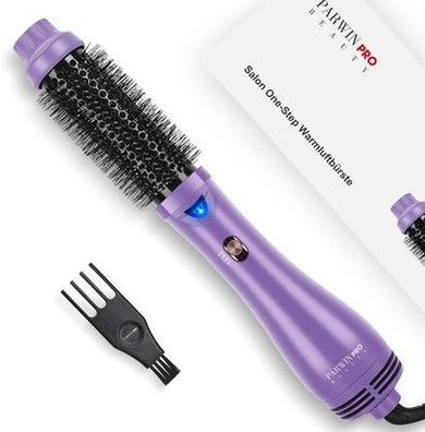 One-Step Warmluftbürste Föhnbürste, PARWIN PRO BEAUTY Rundbürstenföhn, 4 in 1