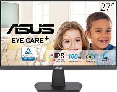 ASUS Eye Care VA27EHF - 27 Zoll Full HD Monitor - Rahmenlos, 16:9 IPS Panel HDMI
