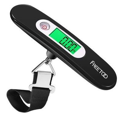 Freetoo Gepäckwaage Tragbare Digitale Kofferwaage LCD-Anzeige, Waage, bis 50kg