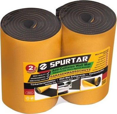 Spurtar 2x Garagen Wandschutz, Garage Kantenschutz Selbstklebend Wandschutzfolie