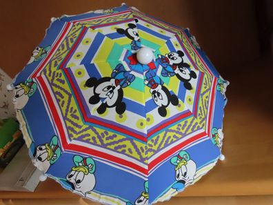 Sonnenschirm für Kinderwagen bunt mit Mickymaus-Figuren Hauck