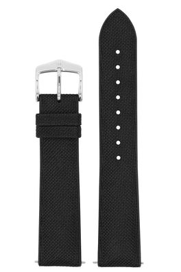 Hirsch Armband für Uhren Arne L 20 mm Schwarz 0925090050-2-20