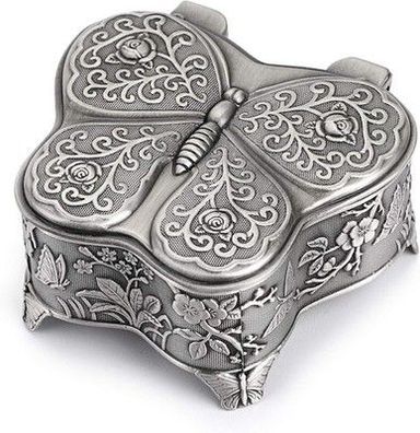 Sumnacon Schmuck-Aufbewahrungsbox aus Metall, Schmetterlingsform, für Schmuck