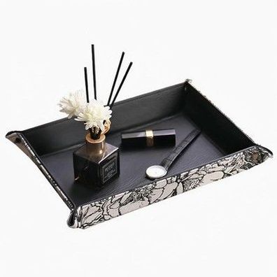 Slheqing Taschenleerer, Vintage Jacquard Ablage Aufbewahrungsbox, Valet Tray