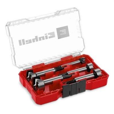 Original Einhell M-CASE 5-tlg. Forstnerbohrer-Set (aus C65 Stahl, E 6.3 Schaft)