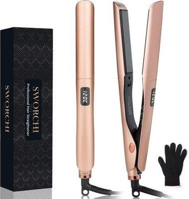 Glätteisen Haarglätter Ceramic Straight glatte glänzende 120°C-230°C Glätteisen