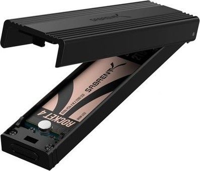 Sabrent NVMe Gehäuse und m2 SATA SSD Adapter (M-Key, M+B Key) USB C 3.2X2 10Gbps