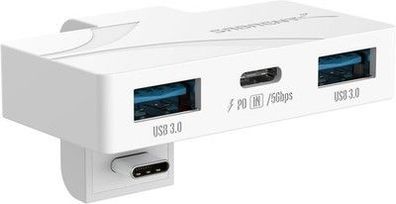 Sabrent USB Typ-C 3-Port Gaming Hub ASUS ROG Ally PD3.0 Ladefunktion USB-A