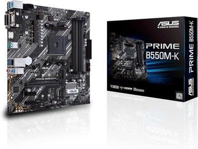 ASUS Prime B550M-K Gaming Mainboard Sockel AM4 (micro ATX, Ryzen, PCIe 4.0)