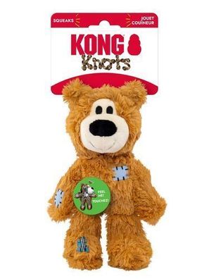 KONG Knot Wild Bear Assorted S – Bär (Farbe nach Zufall)
