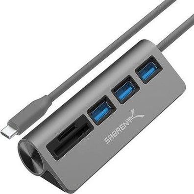 Sabrent USB C Adapter, USB C 3.2 Gen1 hub USB Verteiler mehrfach Docking Station