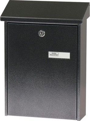 Burg-Wächter, Briefkasten mit aufklappbarem Regendach, DIN B5 Einwurf-Format
