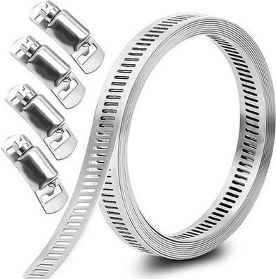 GIAK Schlauchschellen Edelstahl Schlauchschelle Set Schnecken Klemme (3M)