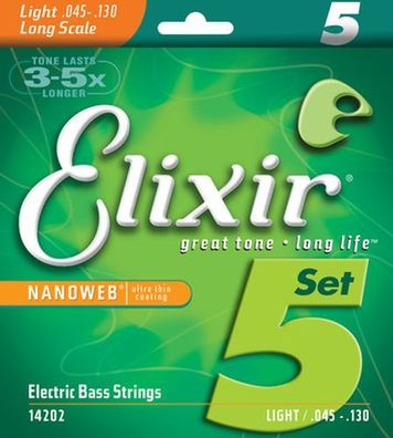 Elixir Bass Nanoweb Nickelwound - Art. 257424