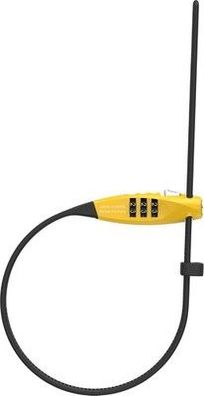 ABUS Kabelschloss Combiflex TravelGuard – Schloss zur Sicherung von Helm, 45 cm