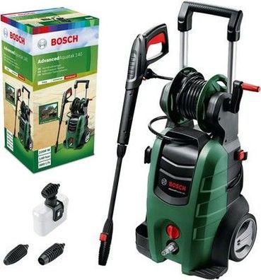 Bosch AdvancedAquatak 140 Hochdruckreiniger (2100W, 140 bar, 450 L/h, + Zubehör)