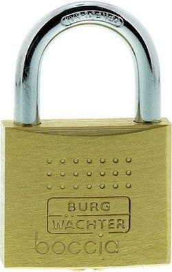Burg-Wächter Vorhängeschloss, 6,5 mm Bügelstärke, Kneifschutz, 6 Schlüssel