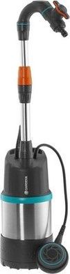 Gardena Regenfasspumpe 4700/2 inox mit Kabel: Tauchdruckpumpe 4700 L/h, Garten