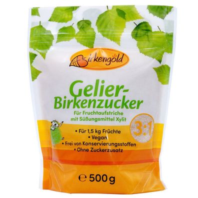 6x Birkengold Birkengold Gelier-Birkenzucker 3:1 500g
