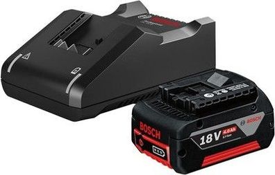 Bosch Professional 18V Akku Starter-Set (1x GBA 4.0Ah Akku + Schnell-Ladegerät)