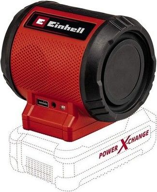 Einhell Akku-Lautsprecher TC-SR 18 Li BT Solo Power X-Change (85 dB, Bluetooth)