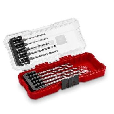 Original Einhell S-CASE 10-tlg. Metallbohrer-Set (HSS 4241 Stahl, E 6.3 Schaft)