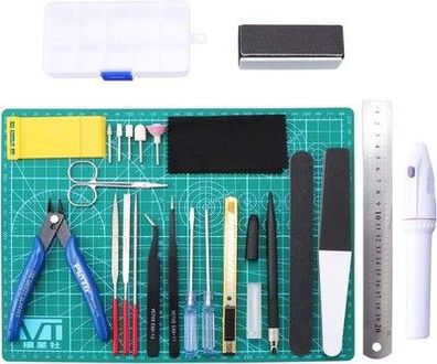 26 STÜCKE Modellbau Werkzeug Set, Gundam Modeler Grundwerkzeuge Hobby Werkzeug
