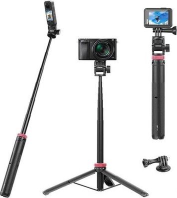 146cm Selfie Stick Stativ Kamera Action Kamera, ULANZI MT-71 Ausziehbar Stick