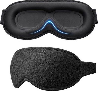 Gritin Schlafmaske für Frauen & Herren, 2024 Atmungsaktive 3D Schlafbrille