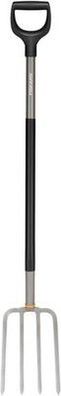 Fiskars Spaten-Gabel für Harte, steinige Böden, 4 Zinken, Länge: 132 cm, Garten