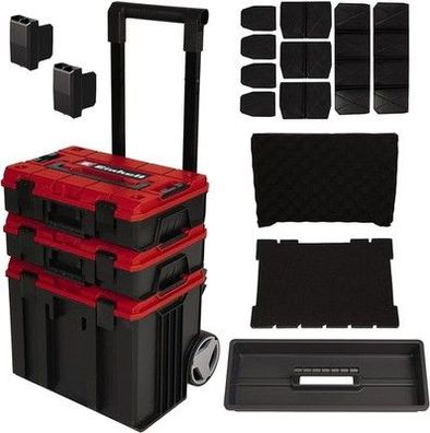 Original Einhell E-Case Tower Systemkoffer-Set (max. 120 kg, bestehend aus 3)