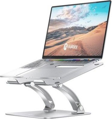 NULAXY Laptop Ständer, Höhenverstellbarer Belüfteter Laptop Halterung, Aluminium
