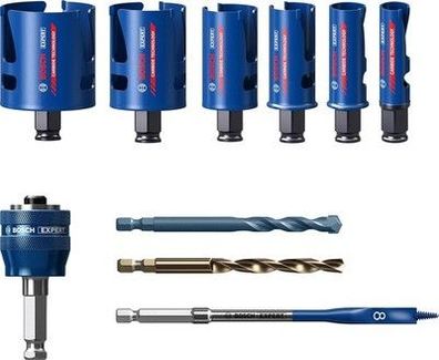 Bosch 6x EXPERT Construction Material Lochsäge Set (Ø 20-64 mm) - Zubehör