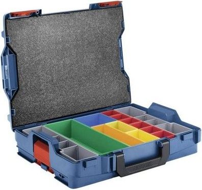 Bosch Professional Koffersystem L-BOXX (bis 100 kg) + 13-tlg. Einsatzbox-Set