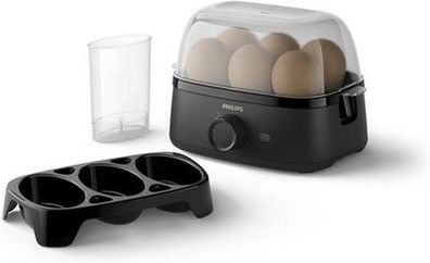 Philips Eierkocher 3000-Serie, 400W, bis 6 Eier (weich, mittel, hart) Küche