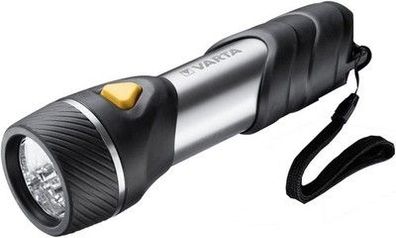 VARTA Taschenlampe mit 14 LEDs inkl. 2x D Batterien, Day Light Multi LED F30
