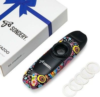 Sondery Kazoo für Kinder 6 Erwachsene mit 5 Membranen, Musikinstrument-Geschenk