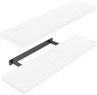 Storemic 2 Regale , andregal, Regal weiß Wand 60cm, Leicht zu montieren, weiß