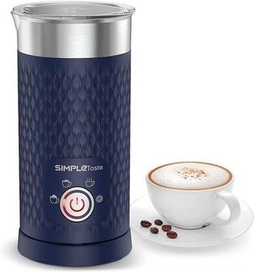 Simpletaste elektrischer Milchaufschäumer, 4-in-1 , 500W bis zu 300ml, Küche
