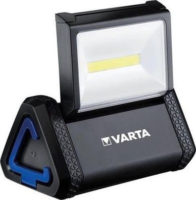 VARTA Baustrahler LED + 3x AA Batterien, Flex Area Light, spritzwassergeschützt