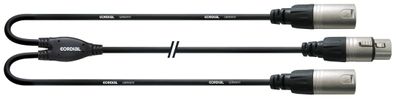 Cordial CFY 0,3 FMM Y-Kabel