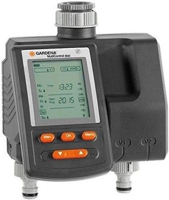 Gardena Bewässerungscomputer MultiControl duo: Bewässerungssteuerung, Garten