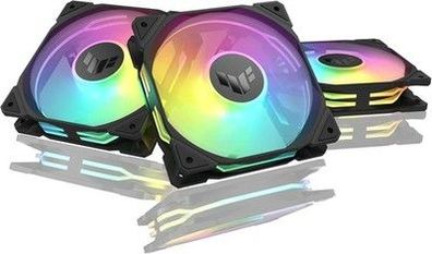 ASUS TUF Gaming TR120 ARGB Standard Blade Black 3-IN-1 Gehäuselüfter 3er Pack