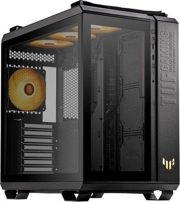 ASUS TUF Gaming GT502 Plus TG ARGB Black PC-Gehäuse für Gaming-PC, Mid ATX