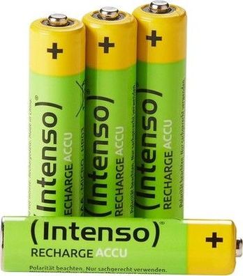 Intenso Energy Eco Wiederaufladbare NiMH-Batterie 850mAh HR03 AAA 4er Blister