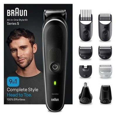 Braun All-In-One Set, Barttrimmer / Bartschneider Haarschneidemaschine (MGK5410)