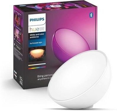 Philips Hue White & Color Ambiance Go Tischleuchte (530 lm), dimmbare Tischlampe